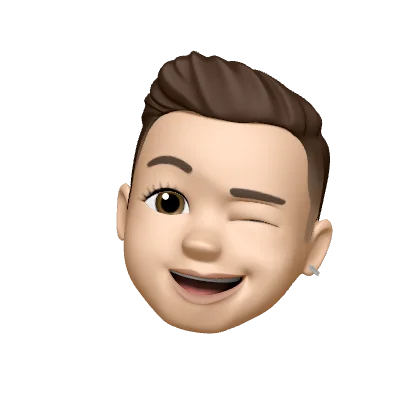 Memoji de Aitor guiñando un ojo