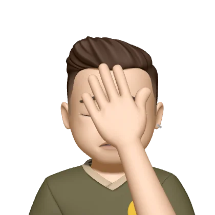 Memoji de Aitor pensativo