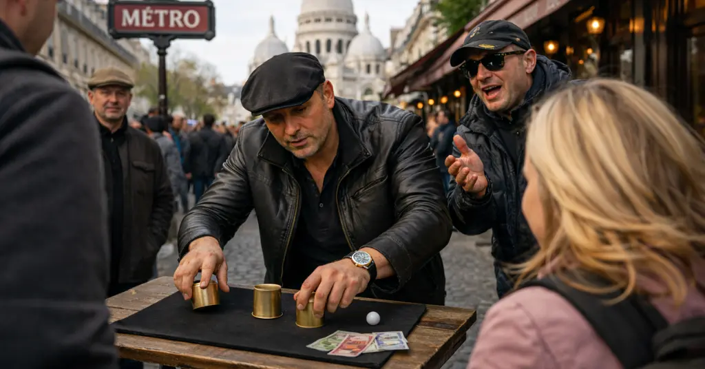 Juego de manos en la calle