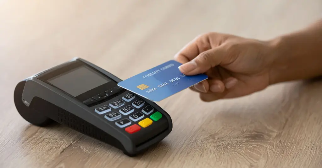 Pago con tarjeta en terminal